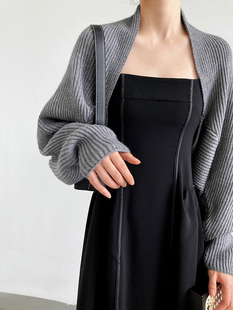 Touka Knitted Shrug Scarf