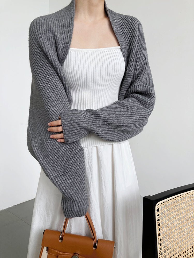 Touka Knitted Shrug Scarf