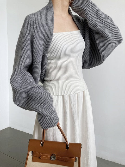 Touka Knitted Shrug Scarf